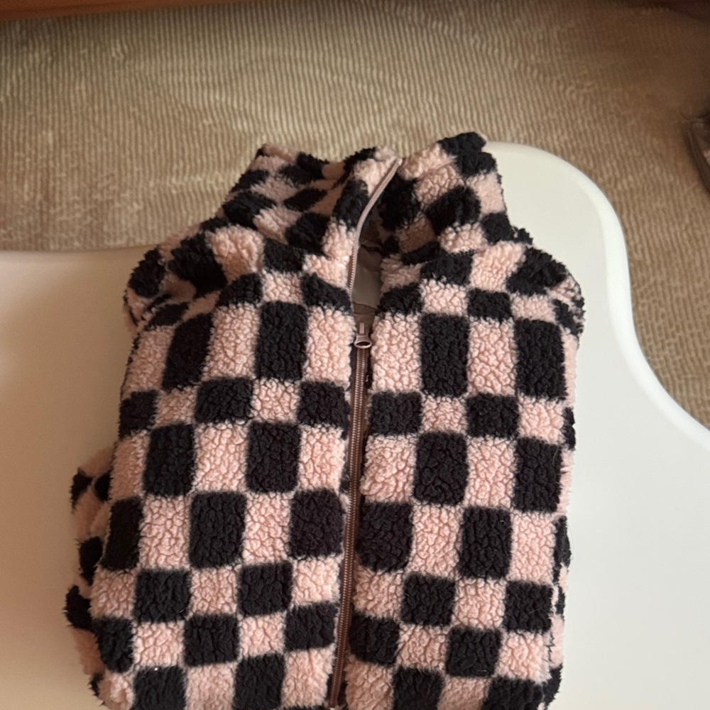Checkered fleece jacket target a new day